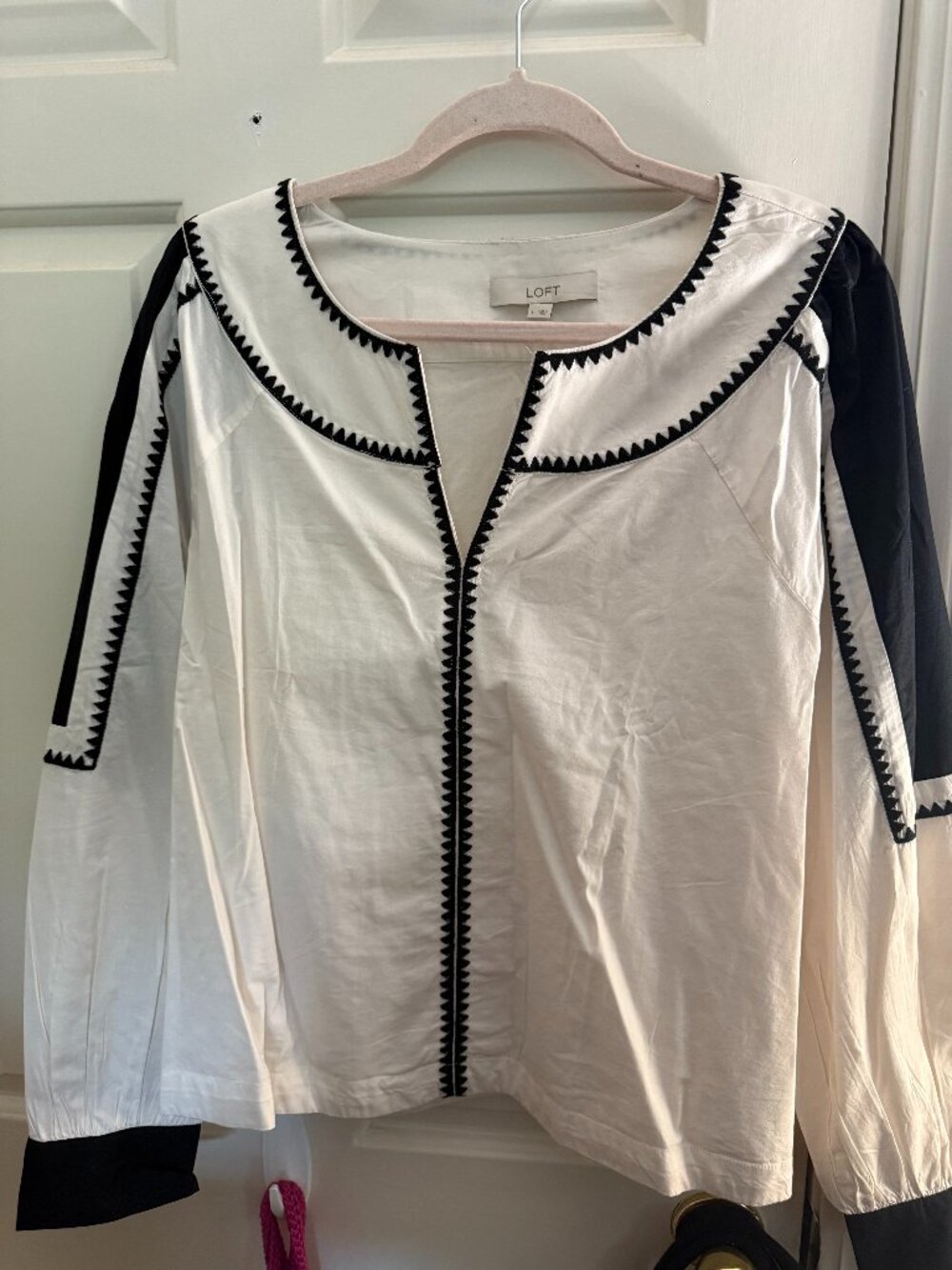 Black and White Cotten top